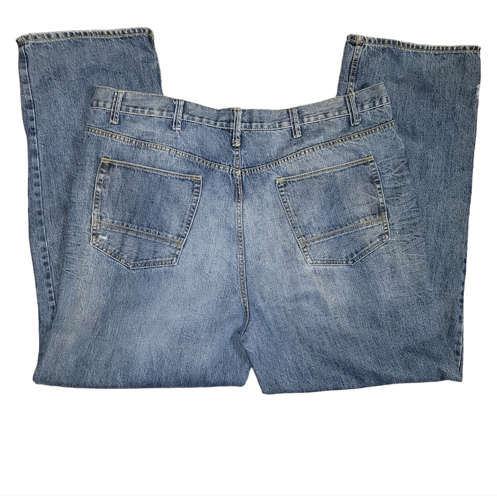 Open Trails Men's Size 40x30 Bootcut Regular Fit Jeans 100%  Cotton Medium Wash